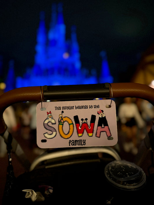 Custom Stroller Sign